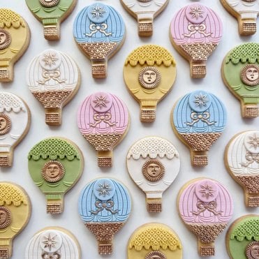 Hot Air Balloons Single Cookie Decoration Kit