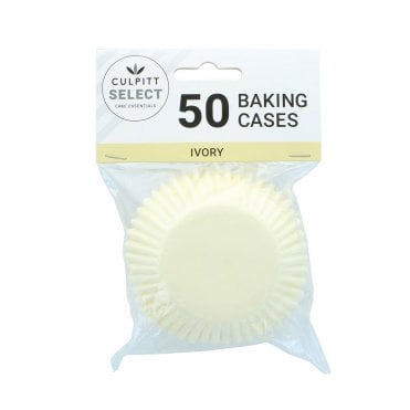 Ivory Baking Cupcake Cases