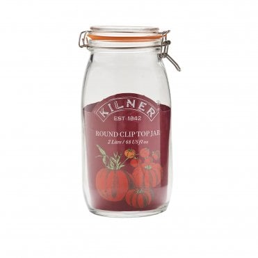 Clip Top Round Jar - 2 Litre