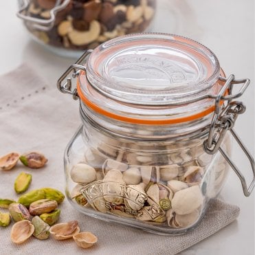 Clip Top Square Jar - 0.25 Litre