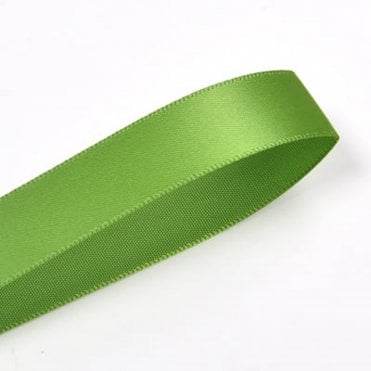 Kiwi Double-Faced Satin Ribbon - 15mm