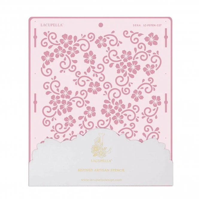 Lacupella Seamless Pattern Cake Stencil - SERA