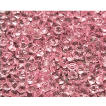 Light Pink Diamonds For Table Decorations - 6mm - 500g