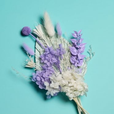 Lilac Dreams Spear Palm Bouquet (Hydrangea)
