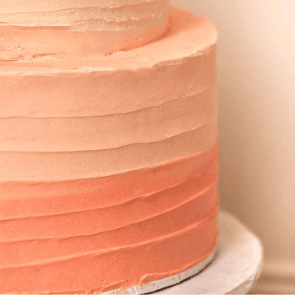 Peachy Perfection Ombrè Frosting