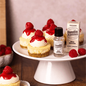 Foodie Flavours: White Chocolate Mini Cheesecakes