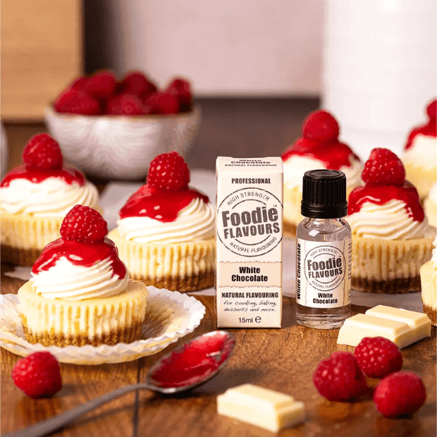 Foodie Flavours: White Chocolate Mini Cheesecakes