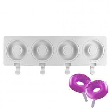 Donut Cakesicle Icecream Mould - 4 Cavity