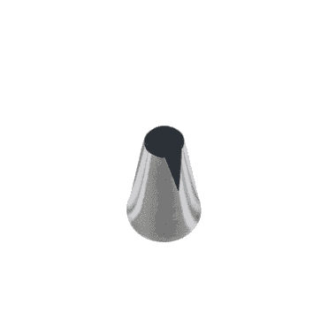 No. 880 Large "V" Cut/Saint Honore Piping Nozzle