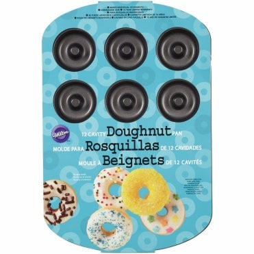 Non Stick Donut Pan Medium Size - 12 Cavity