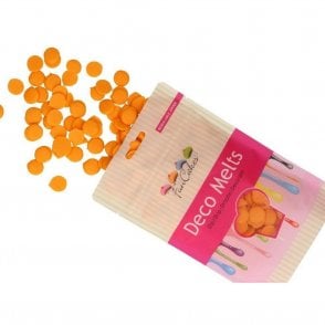 Orange Deco Melts Chocolate Buttons 250g