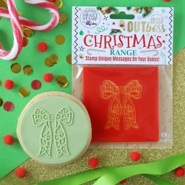 Outboss Christmas - Christmas Bow - Outboss Expressions For Cupcakes & Cookies