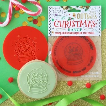 Outboss Christmas - Let It Snow Globe - Outboss Expressions For Cupcakes & Cookies