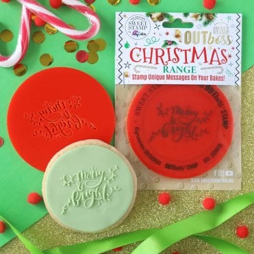 Outboss Christmas - Merry & Bright - Outboss Expressions For Cupcakes & Cookies