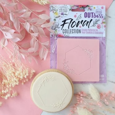 OUTboss Floral Collection - Floral Hexagon Frame