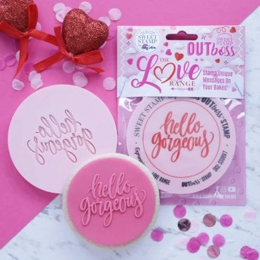 OUTboss Love - Hello Gorgeous - Cookie Embosser