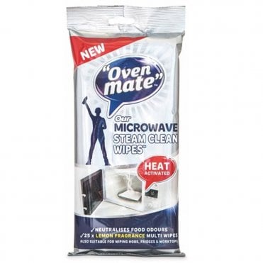 Microwave Steam Clean Wipes Pack of 25