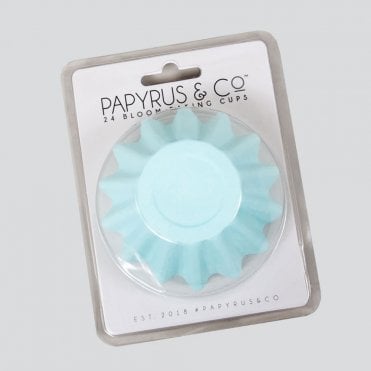 PASTEL BLUE Bloom Baking Cups - Pack of 24
