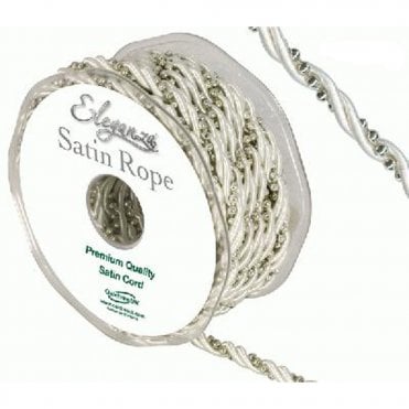 Pearl Ivory - 5.5mm Satin Rope 10m