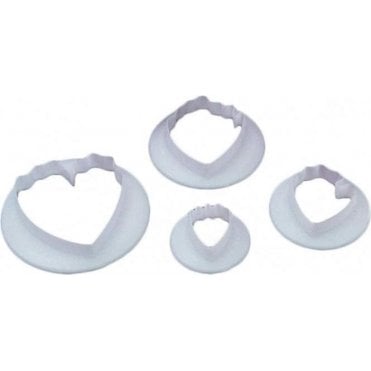 Peony Plastic Cutter Set of 4
