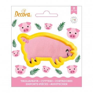 Piggy Plastic Cookie Cutter