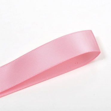 Pink Double-Faced Satin Ribbon - 10mm