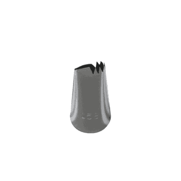 No. 158 Medium Ruffle Piping Nozzle