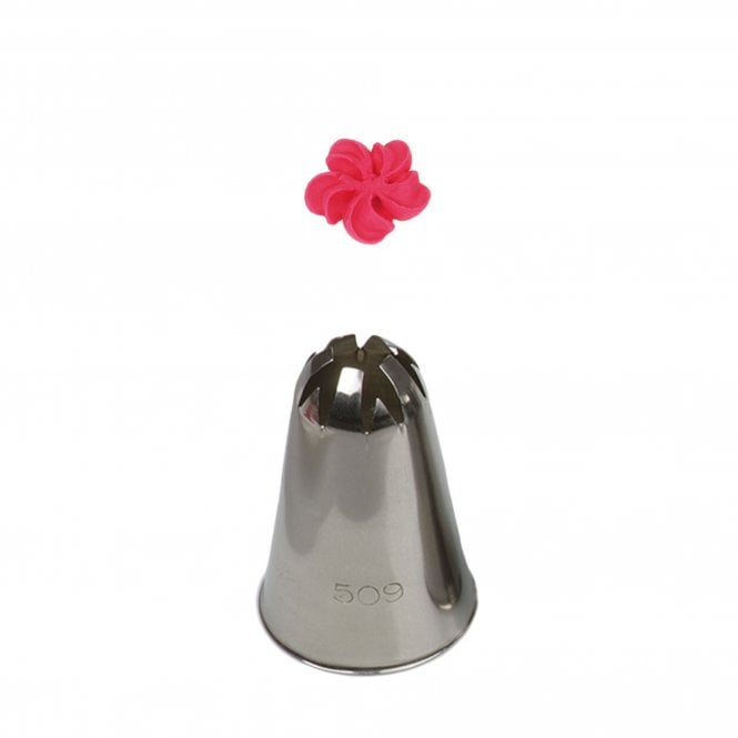 Piping Paradise No. 509 (1F) Large Drop Flower Piping Nozzle