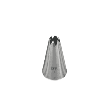 No. D6k Medium Closed Star Piping Nozzle