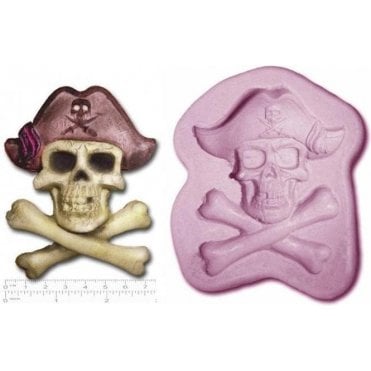 Pirate Skull & Bone - Cake Decorating Silicone Mould