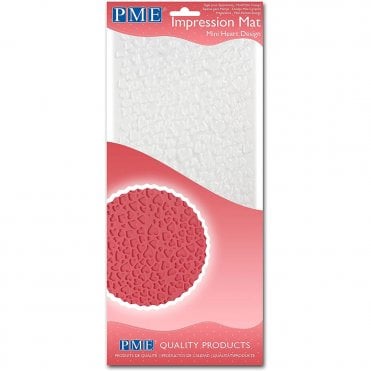 PME Mini Heart Design Impression Mat