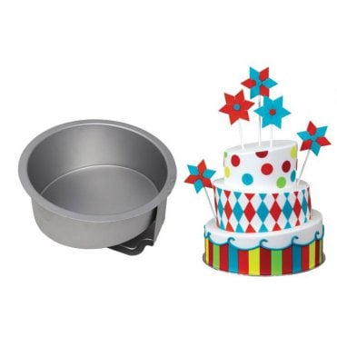 Topsy Turvy Round Tin 8"
