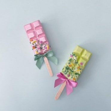Tablet On Stick Chocolate Mould - 2 Cavity - 86 x 80 x 35