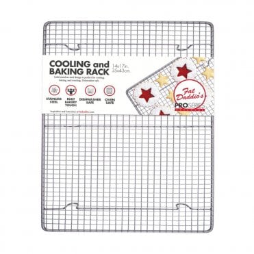 Premium 14" x 17" Stainless Steel Cooling and Baking Rack - Heavy Duty Construction for Ultimate Durability