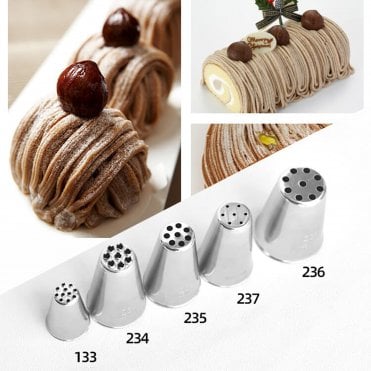 Prestige Mont Blanc Piping Tip Collection - Set of 5 (#133, #234, #235, #236, #237)