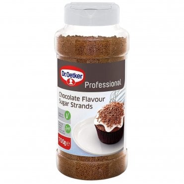 Professional Chocolate Flavour Sugar Strands - 700g
