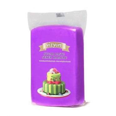 Purple Premium Sugar Paste Fondant - 1kg