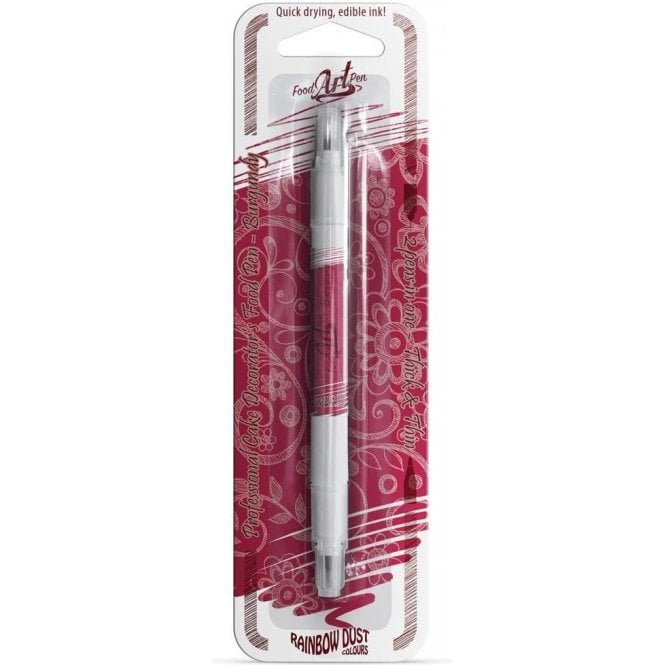 Rainbow Dust Burgundy - Edible Food Art Pen Best Before 30/03/24