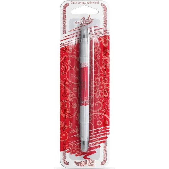Rainbow Dust Red - Edible Food Art Pen