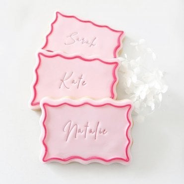 Rectangular Wavy Border Pop Debosser & Cutter