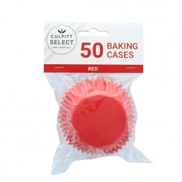 Red Baking Cupcake Cases