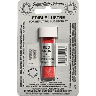 Red Satin - Edible Lustre Dusting Colour 2g