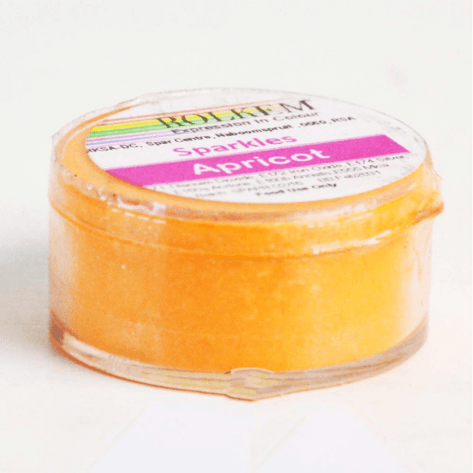 Rolkem APRICOT Sparkle Lustre Dust Colouring 10g