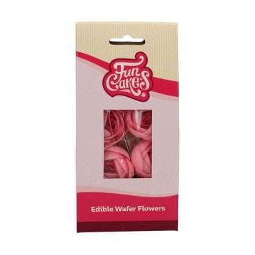 Rose - Edible Wafer Flowers Pack Of 6