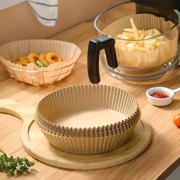 Round Disposable Air Fryer Paper / Liners - Pack of 100