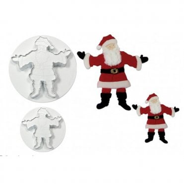 Santa Christmas Plunger Cutters - Medium And Extra Large