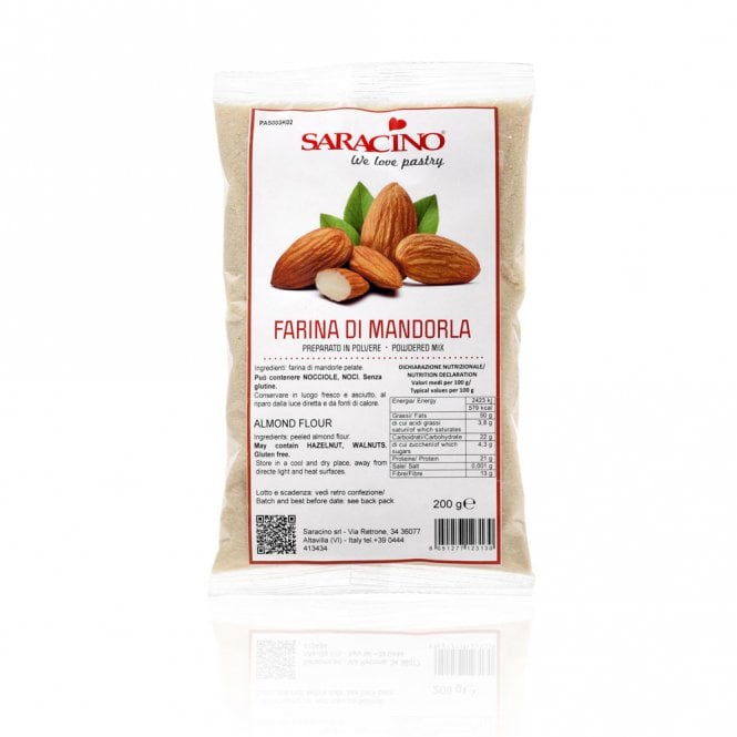 Saracino Almond Flour Powdered Mix - 200g Best Before: 11/4/2025