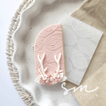 Feather Pattern Cookie Stamp