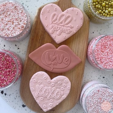 Hello Gorgeous Pattern - Cookie Stamp