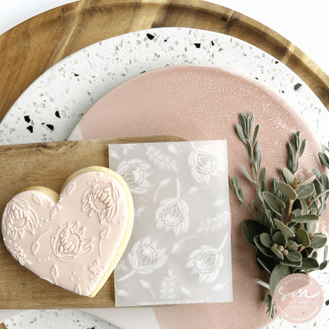 Protea and Wild Grass - Cookie Stamp